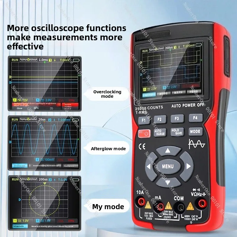 Осциллограф-мультиметр ZT-702S, высокоточный одноканальный осциллограф «два в одном», универсальный измерительный источник сигнала
Осциллограф-мультиметр ZT-702S, высокоточный одноканальный осциллограф «два в одном», универсальный измерительный источник сигнала