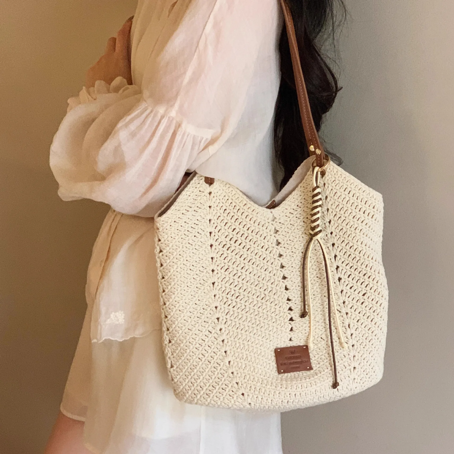 Sumner Women's Crocheting Woven Handbags Ladies Beach Holiday Retro Woven Shoulder Bag Female Casual Beach Tote Underarm Bags
Sumner Women's Crocheting Woven Handbags Ladies Beach Holiday Retro Woven Shoulder Bag Female Casual Beach Tote Underarm Bags