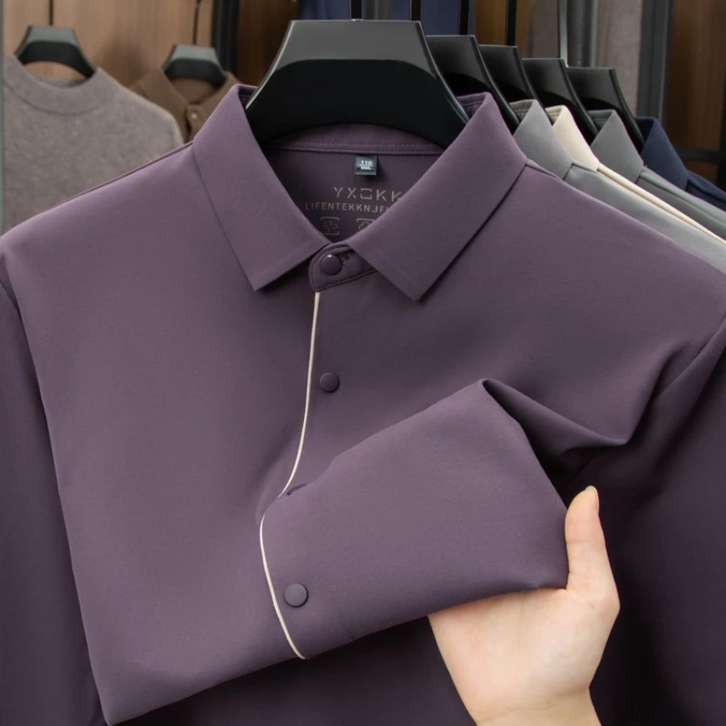 Фиолетовая классическая рубашка с длинными рукавами премиум-класса для мужчин | Мужская повседневная деловая рубашка прямого кроя Soft Touch и Vertical M-4XL 
Фиолетовая классическая рубашка с длинными рукавами премиум-класса для мужчин | Мужская повседневная деловая рубашка прямого кроя Soft Touch и Vertical M-4XL