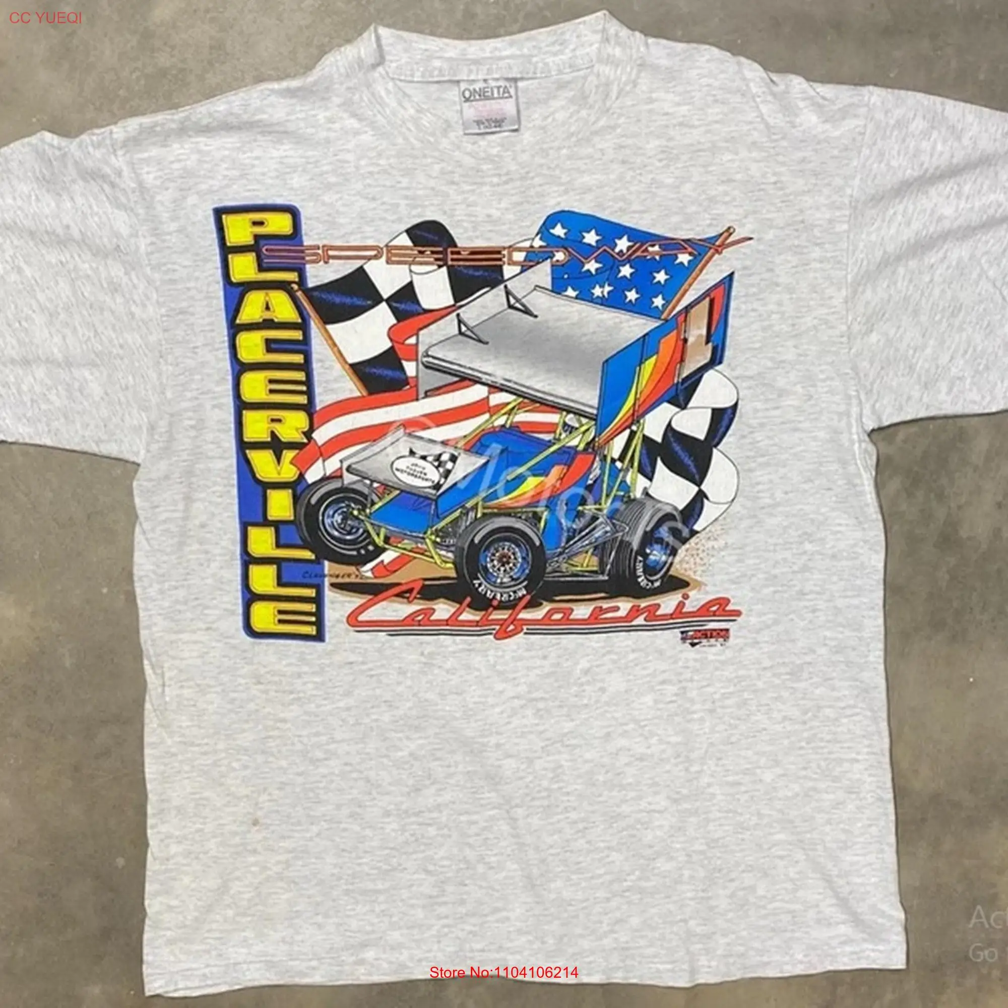 Винтажная Футболка 90-х Placerville Speedway California Sprint Car для отца, матери, с длинным или коротким рукавом
Винтажная Футболка 90-х Placerville Speedway California Sprint Car для отца, матери, с длинным или коротким рукавом