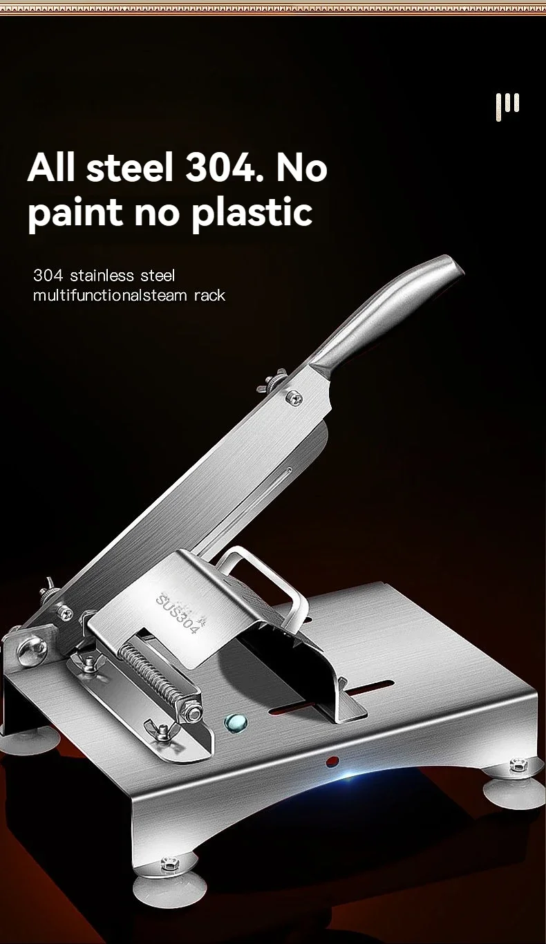 New 304 stainless steel household multi-functional frozen meat cutting artifact commercial bone mutton slices fat beef roll mach
New 304 stainless steel household multi-functional frozen meat cutting artifact commercial bone mutton slices fat beef roll mach