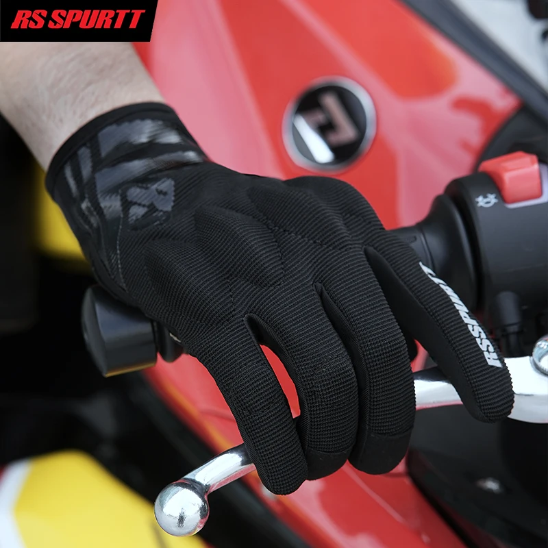 Summer Full Finger Motorcycle Gloves, Spring Breathable Mesh Motorbike Gloves for Men Women, Anti-Slip Touchscreen Riding Gloves
Summer Full Finger Motorcycle Gloves, Spring Breathable Mesh Motorbike Gloves for Men Women, Anti-Slip Touchscreen Riding Gloves