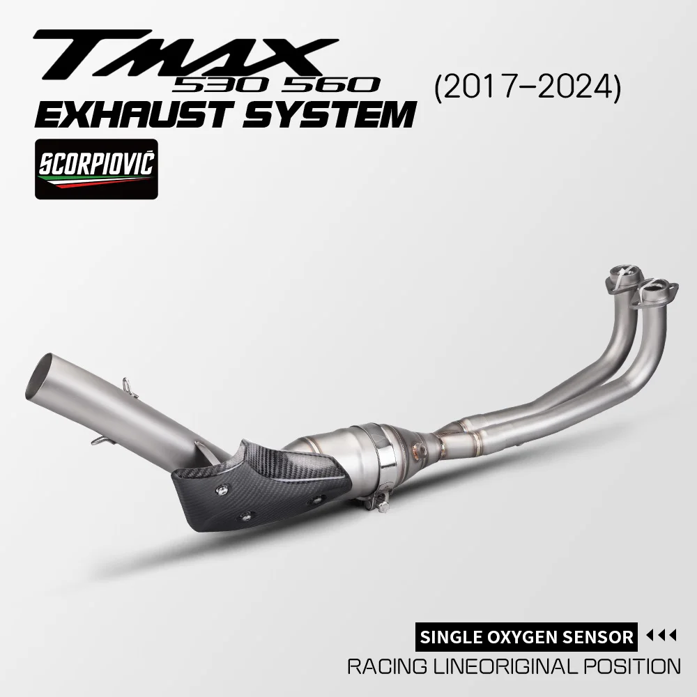 Для мотоциклов TMAX 530 560 (2017-2023) – Модифицированная выхлопная система из нержавеющей стали, передняя труба 51 мм, тип Slip-on
Для мотоциклов TMAX 530 560 (2017-2023) – Модифицированная выхлопная система из нержавеющей стали, передняя труба 51 мм, тип Slip-on