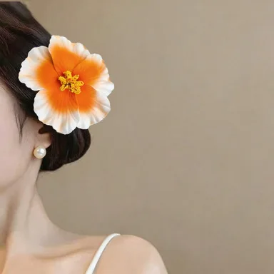 Seaside vacation wind smudged colored flowers hairpin female atmosphere travel photo props hairpin hair accessories female
Seaside vacation wind smudged colored flowers hairpin female atmosphere travel photo props hairpin hair accessories female