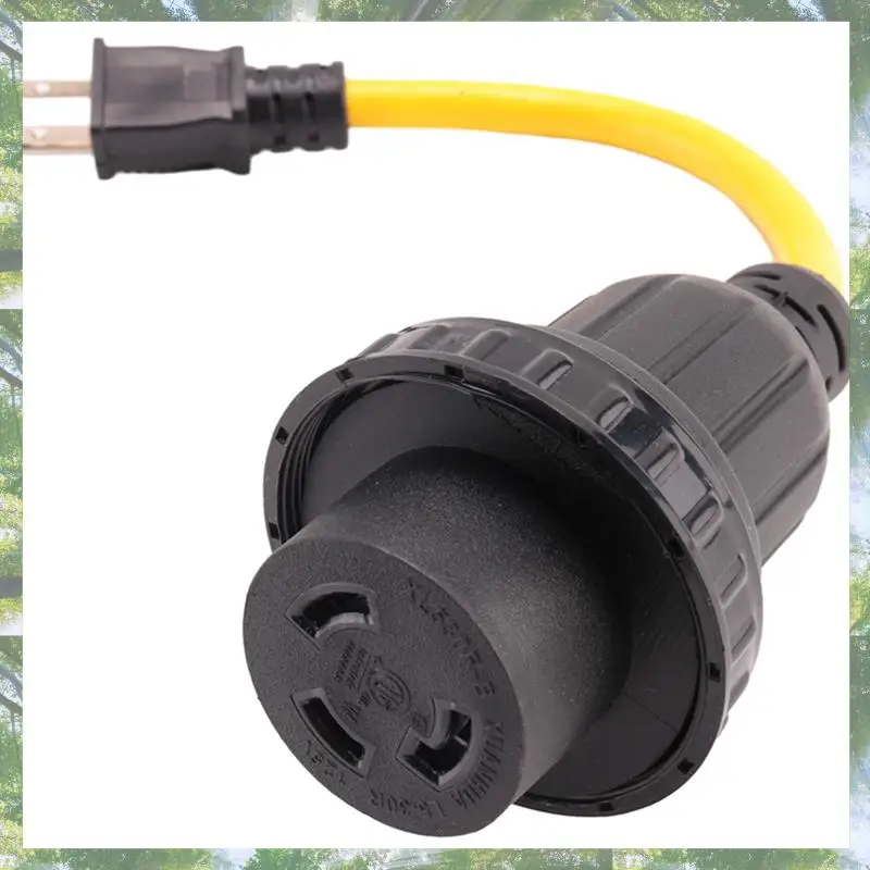 Premium-2X Nema 5-15P Male To L5-30R Female Power Adapter Cord,Generator 30 Amp To 15Amp Household Adapter Cable US Plug
Premium-2X Nema 5-15P Male To L5-30R Female Power Adapter Cord,Generator 30 Amp To 15Amp Household Adapter Cable US Plug