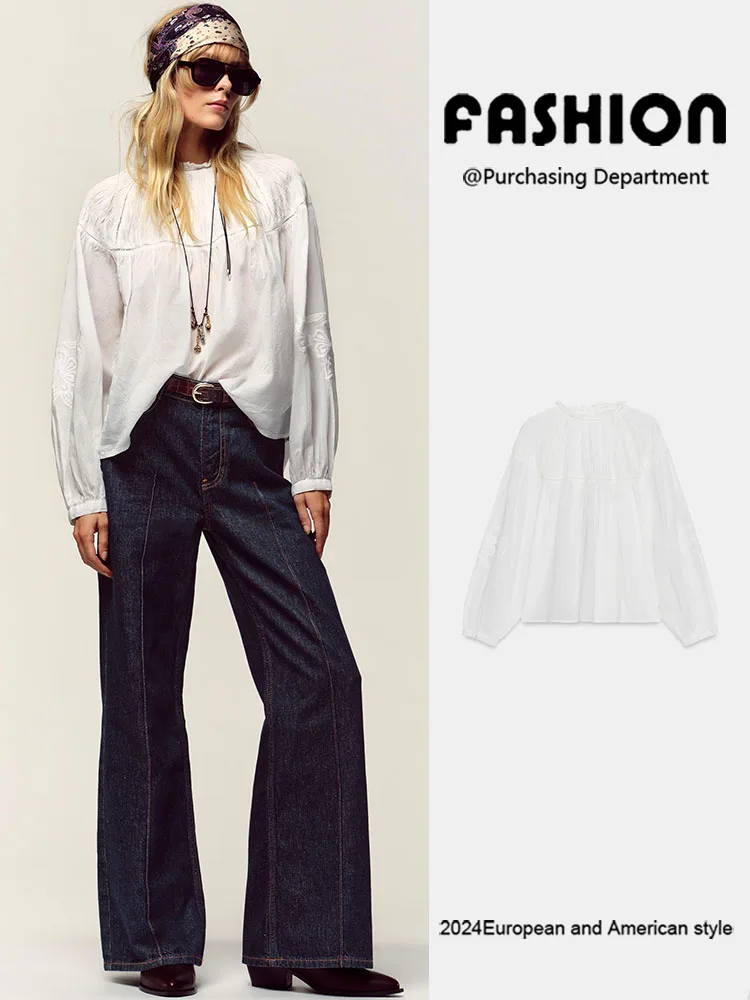 Romantic Sle Long Sve round Ne irt Honeycomb Pattern New Arrival Winter 2025 Women's Faion Ele Casual irt
Romantic Sle Long Sve round Ne irt Honeycomb Pattern New Arrival Winter 2025 Women's Faion Ele Casual irt