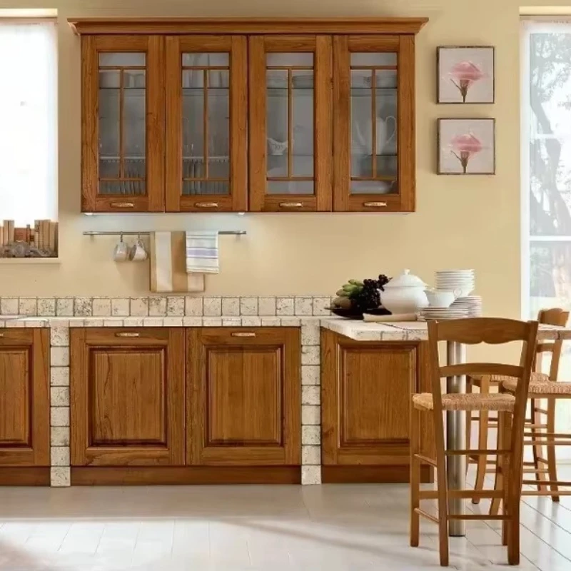 Design Made in China American Vintage Country Kitchen Cabinet Limited Time Promotion
Design Made in China American Vintage Country Kitchen Cabinet Limited Time Promotion