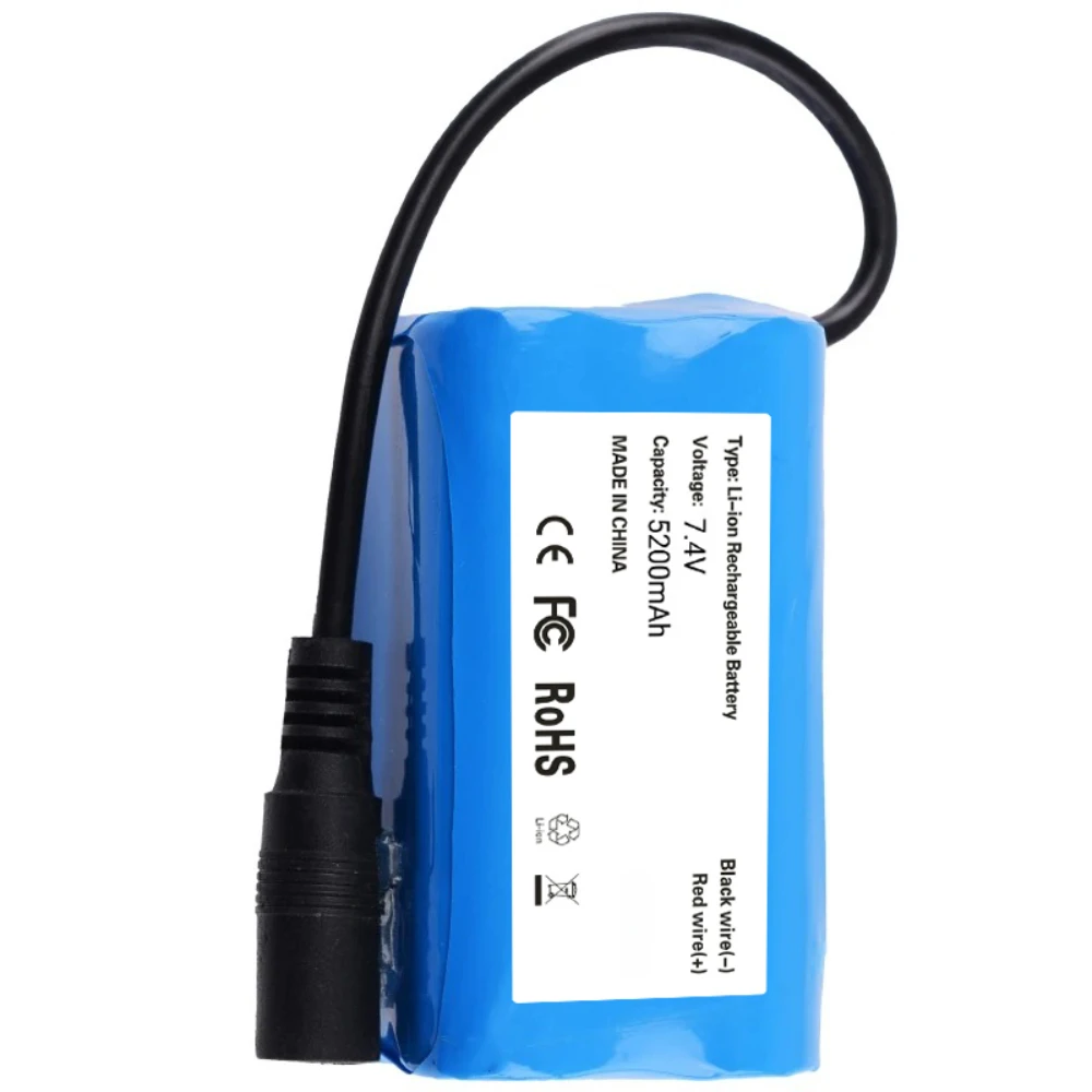 2S2P 7.4V 5200mAh Li-ion Battery Pack for T1882011-5 T888 V007 H18 C18Remote Control/RC Fishing Bait Boat Replacement Battery
2S2P 7.4V 5200mAh Li-ion Battery Pack for T1882011-5 T888 V007 H18 C18Remote Control/RC Fishing Bait Boat Replacement Battery