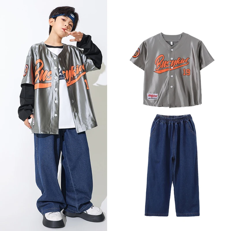 Children'S Street Dance Clothes Boys Flash Baseball Coat Loose Pants Suit Girls Jazz Dance Drum Costumes Hip Hop Wear DQS15700
Children'S Street Dance Clothes Boys Flash Baseball Coat Loose Pants Suit Girls Jazz Dance Drum Costumes Hip Hop Wear DQS15700