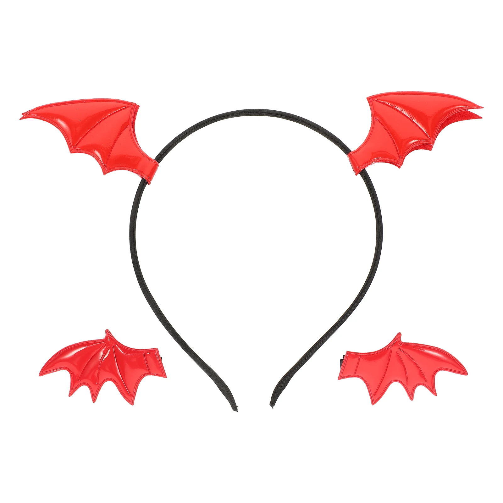 1 Set of Bat Headband Headdress Hallowee Party Hair Clips Cosplay Costume Headbands Accessoires with Flying Bat Wings Clips
1 Set of Bat Headband Headdress Hallowee Party Hair Clips Cosplay Costume Headbands Accessoires with Flying Bat Wings Clips