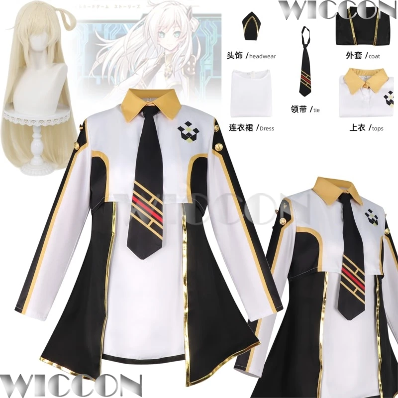 Sky Striker Game Ace Аниме Raye Косплей Костюм Черно-Белое Платье Лолита Светлый Парик Милая Каваи Девушка Женщина Cos Фестиваль Хэллоуин
Sky Striker Game Ace Аниме Raye Косплей Костюм Черно-Белое Платье Лолита Светлый Парик Милая Каваи Девушка Женщина Cos Фестиваль Хэллоуин