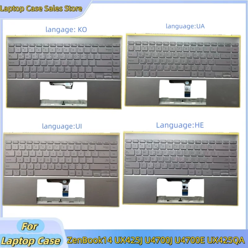 New For ZenBook 14 UX425 UX425J UX425E Q408ug U4700E UX425I UM425I U4700J UN425Q Upper Case Palmrest Cover backlit keyboard
New For ZenBook 14 UX425 UX425J UX425E Q408ug U4700E UX425I UM425I U4700J UN425Q Upper Case Palmrest Cover backlit keyboard