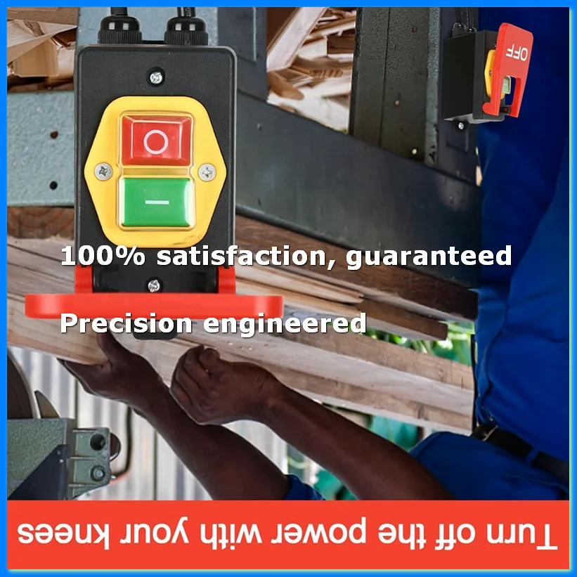 220V Single-Phase On/Off Switch, Safety Switch, Zero Voltage Switch with Socket, Emergency Off Switch EU Plug-A07G
220V Single-Phase On/Off Switch, Safety Switch, Zero Voltage Switch with Socket, Emergency Off Switch EU Plug-A07G