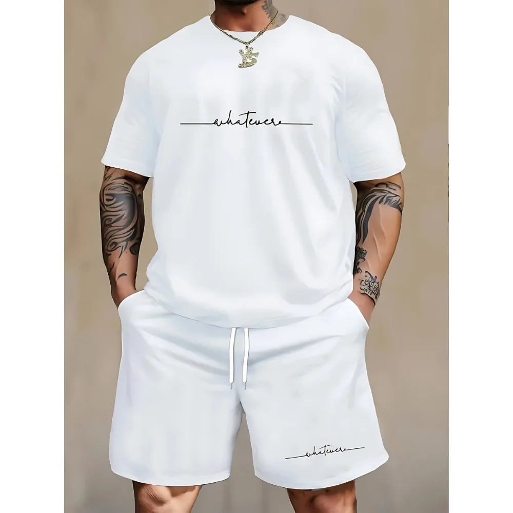 2025 Men's Casual T-shirt Shorts Set New Sportswear 2-Piece Set 3D Printed Beach Tops Fashion Men's Clothing Streetwear Outfits
2025 Men's Casual T-shirt Shorts Set New Sportswear 2-Piece Set 3D Printed Beach Tops Fashion Men's Clothing Streetwear Outfits