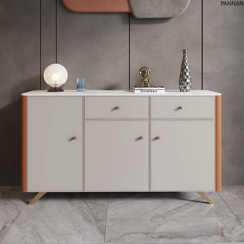 Italian light luxury saddle skin rock slab dining side cabinet multi-functional solid wood high foot entrance locker
Italian light luxury saddle skin rock slab dining side cabinet multi-functional solid wood high foot entrance locker