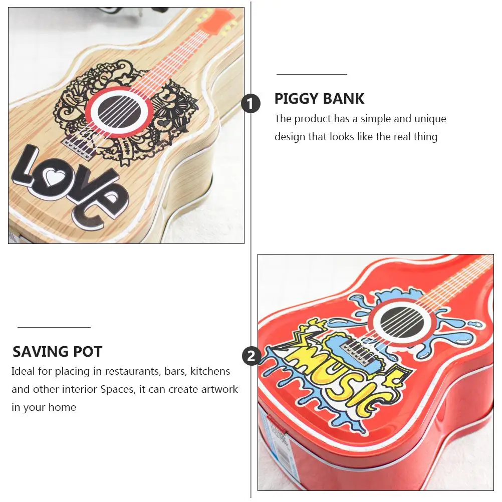 Candy Jar Guitar Piggy Bank Child Money Counter Machine Motif Tinplate Man Saving
Candy Jar Guitar Piggy Bank Child Money Counter Machine Motif Tinplate Man Saving