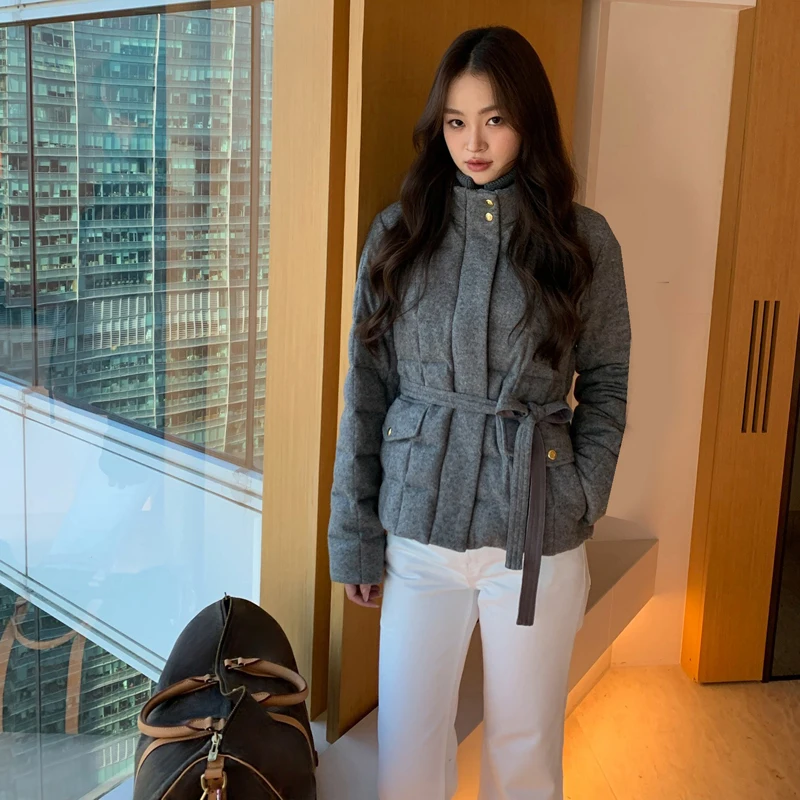 Осень-зима Camere ey Ele Wealthy Стеганое шерстяное пуховое пальто Верхняя одежда Теплый Thi Long Sve на молнии
Осень-зима Camere ey Ele Wealthy Стеганое шерстяное пуховое пальто Верхняя одежда Теплый Thi Long Sve на молнии