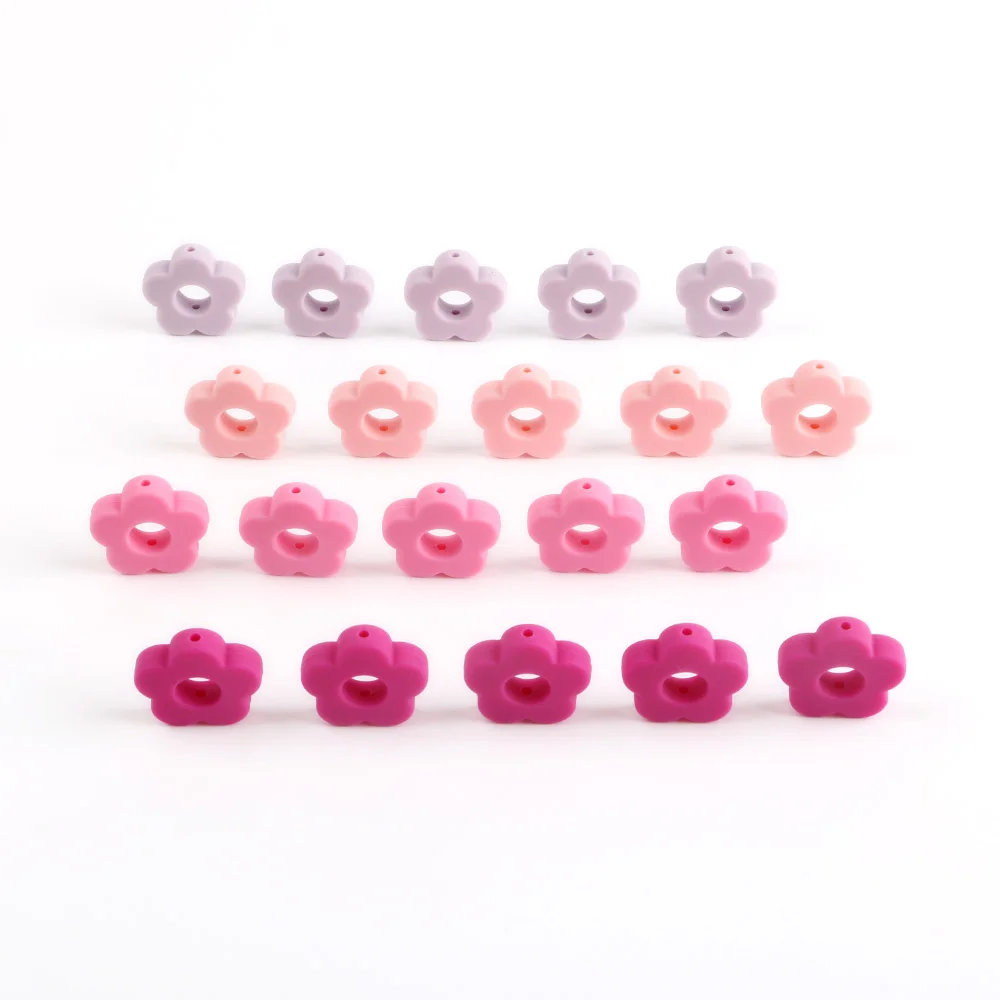50Pcs Silicone Flower Beads Holes Silicone Diy Beads DIY Accessories For Jewelry Pens Keychain Making
50Pcs Silicone Flower Beads Holes Silicone Diy Beads DIY Accessories For Jewelry Pens Keychain Making