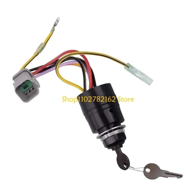 547B 6 Wire Connectors Ignition Switches with 2 Key Remote Ignition Switches Assembly Easy Installation for Boats 1295723
547B 6 Wire Connectors Ignition Switches with 2 Key Remote Ignition Switches Assembly Easy Installation for Boats 1295723