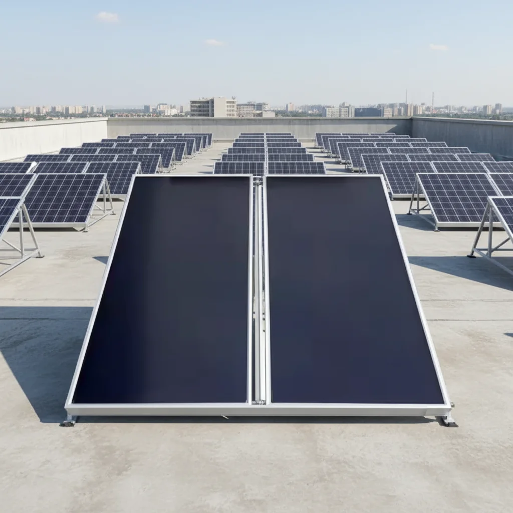 High-Efficiency Electric Solar Water Heater System Use Flat Plate Solar PV Panel Pressurized Solar Flat Plate Collector
High-Efficiency Electric Solar Water Heater System Use Flat Plate Solar PV Panel Pressurized Solar Flat Plate Collector