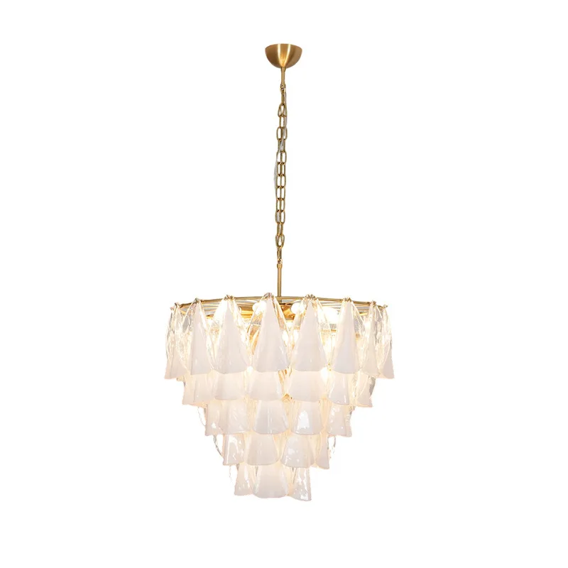 Petal glass lamp Murano living room lamp high-end retro hanging medieval bedroom dining room
Petal glass lamp Murano living room lamp high-end retro hanging medieval bedroom dining room