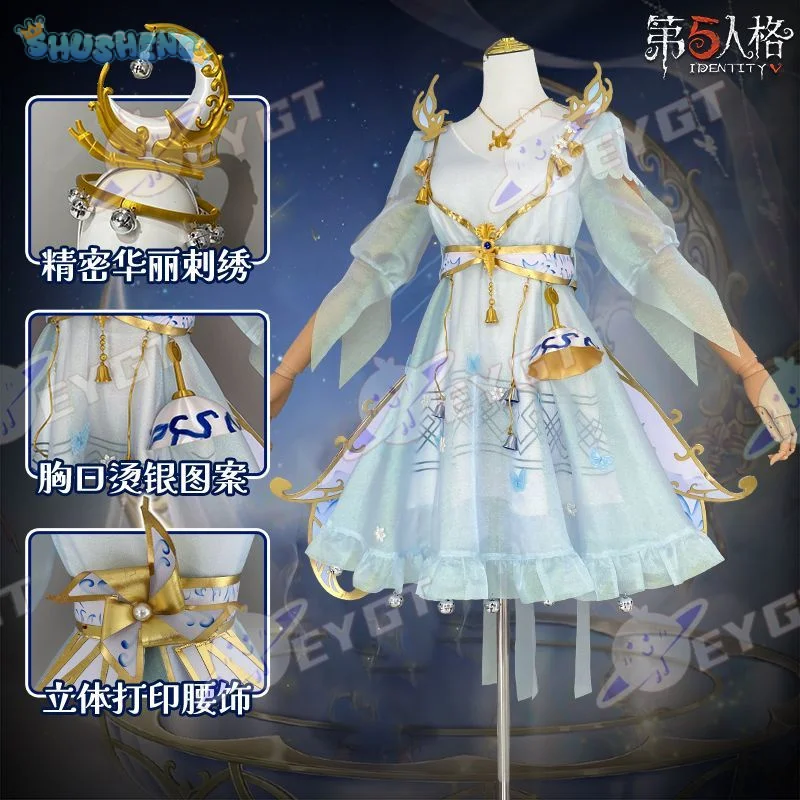 Meteorologist Wendy Ford Identity Ⅴ cosplay costume Dress Waist Chain Headwear Prop Wig Set Halloween Gorgeous Women Uniform
Meteorologist Wendy Ford Identity Ⅴ cosplay costume Dress Waist Chain Headwear Prop Wig Set Halloween Gorgeous Women Uniform