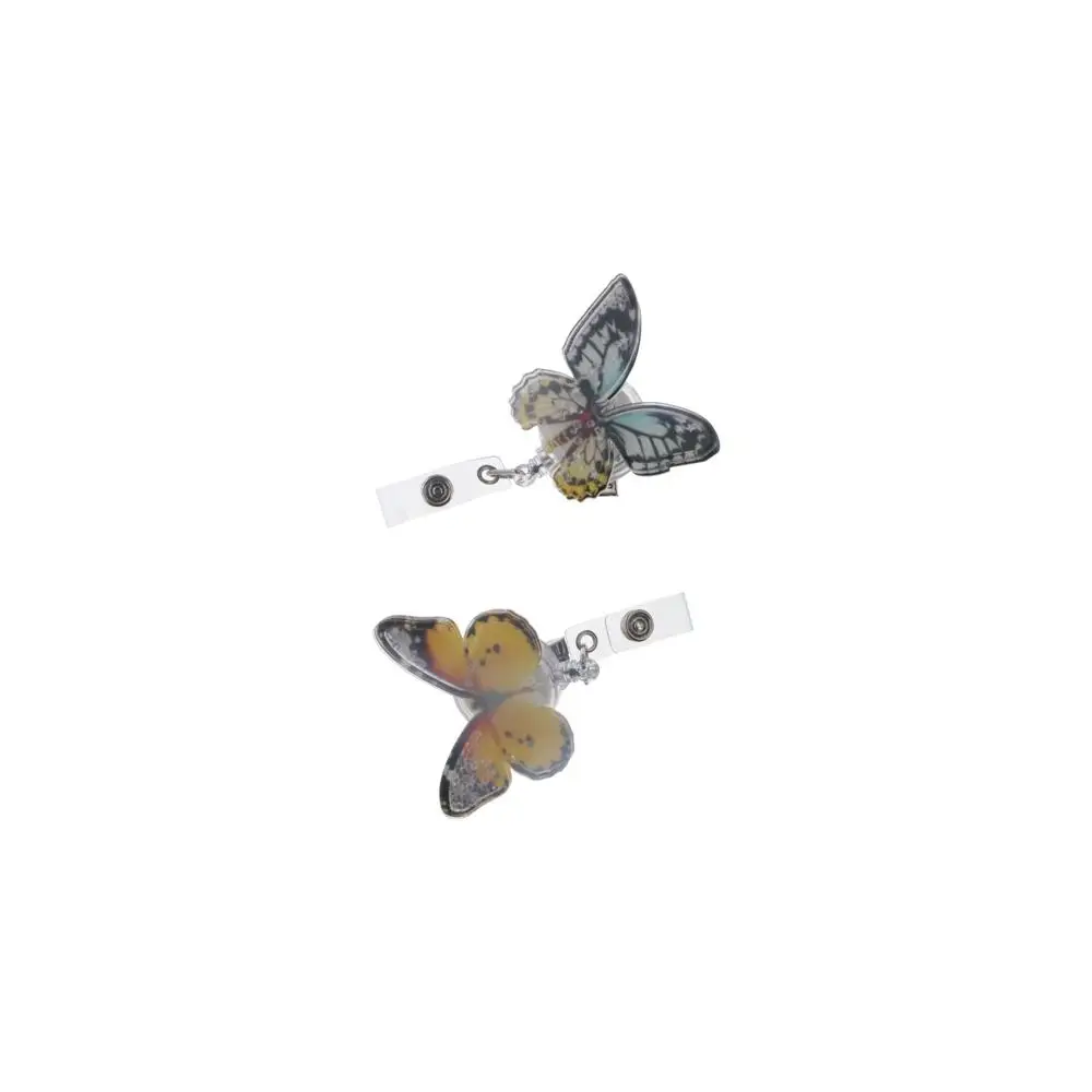 Quicksand Bead Butterfly Badge Holder ID Card Clip Exhibition Enfermera Retractable Badge Reel 360 Rotate Chest Card
Quicksand Bead Butterfly Badge Holder ID Card Clip Exhibition Enfermera Retractable Badge Reel 360 Rotate Chest Card