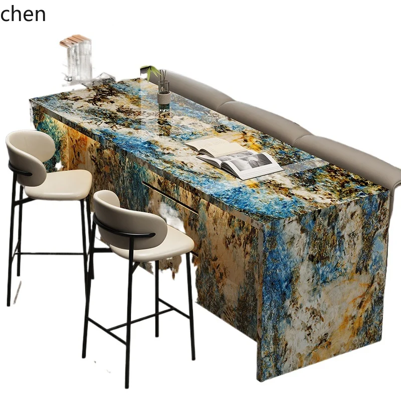 ZWS. Light luxury high-end home open kitchen living room partition narrow island sofa side cabinet
ZWS. Light luxury high-end home open kitchen living room partition narrow island sofa side cabinet