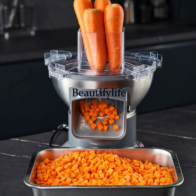 Dicing Machine Commercial Vegetable Fruit Mango Pineapple Large Feed Port Radish Potato Slice Both Soft and Hard Ingredients
Dicing Machine Commercial Vegetable Fruit Mango Pineapple Large Feed Port Radish Potato Slice Both Soft and Hard Ingredients