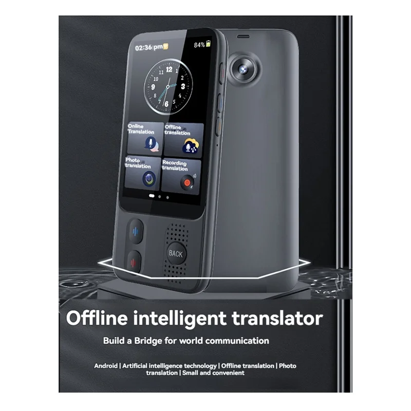 Smart Translator Global Languages Voice Intelligent Online Translation Machine Speech Translate Device-AU47
Smart Translator Global Languages Voice Intelligent Online Translation Machine Speech Translate Device-AU47