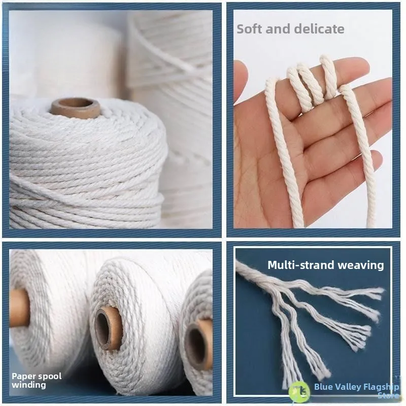 Food ade Cotton Tead Rope Japanese Sle Char Siu Rope Handmade DIY Material Weaving Line Hook Bag Line Storage Organizer
Food ade Cotton Tead Rope Japanese Sle Char Siu Rope Handmade DIY Material Weaving Line Hook Bag Line Storage Organizer