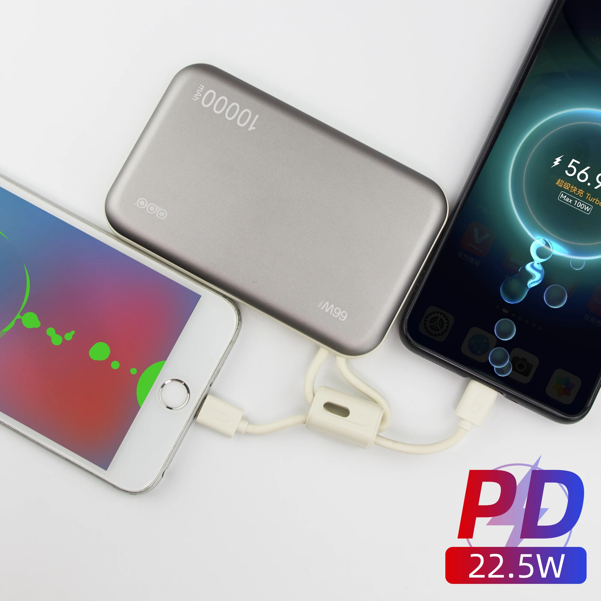 MQIQI 66W Power Bank Fast Charging 10000mAh Powerbank Built in Cables Rechargeable Batteries For iPhone 16 15 14 Xiaomi Samsung
MQIQI 66W Power Bank Fast Charging 10000mAh Powerbank Built in Cables Rechargeable Batteries For iPhone 16 15 14 Xiaomi Samsung