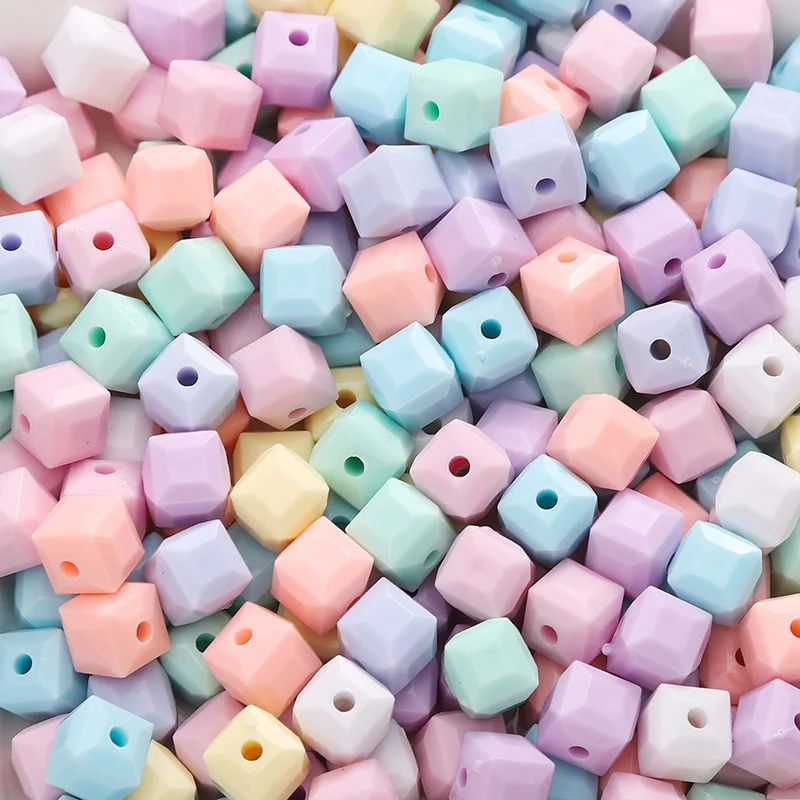 50pcs 8mm Acrylic Solid Color 3D Square Beads Loose Spacer Beads for DIY Jewelry Making Handmade Bracelets Necklace Accessories
50pcs 8mm Acrylic Solid Color 3D Square Beads Loose Spacer Beads for DIY Jewelry Making Handmade Bracelets Necklace Accessories