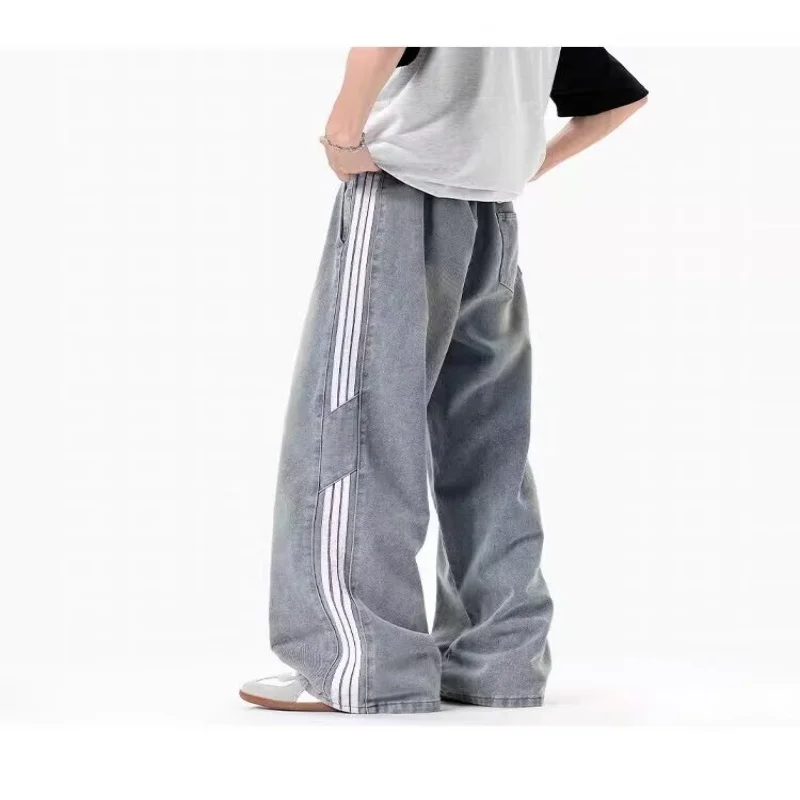 Summer new jeans, three pairs of straight leg pants, new ins versatile, no brand trend, simple Harajuku
Summer new jeans, three pairs of straight leg pants, new ins versatile, no brand trend, simple Harajuku