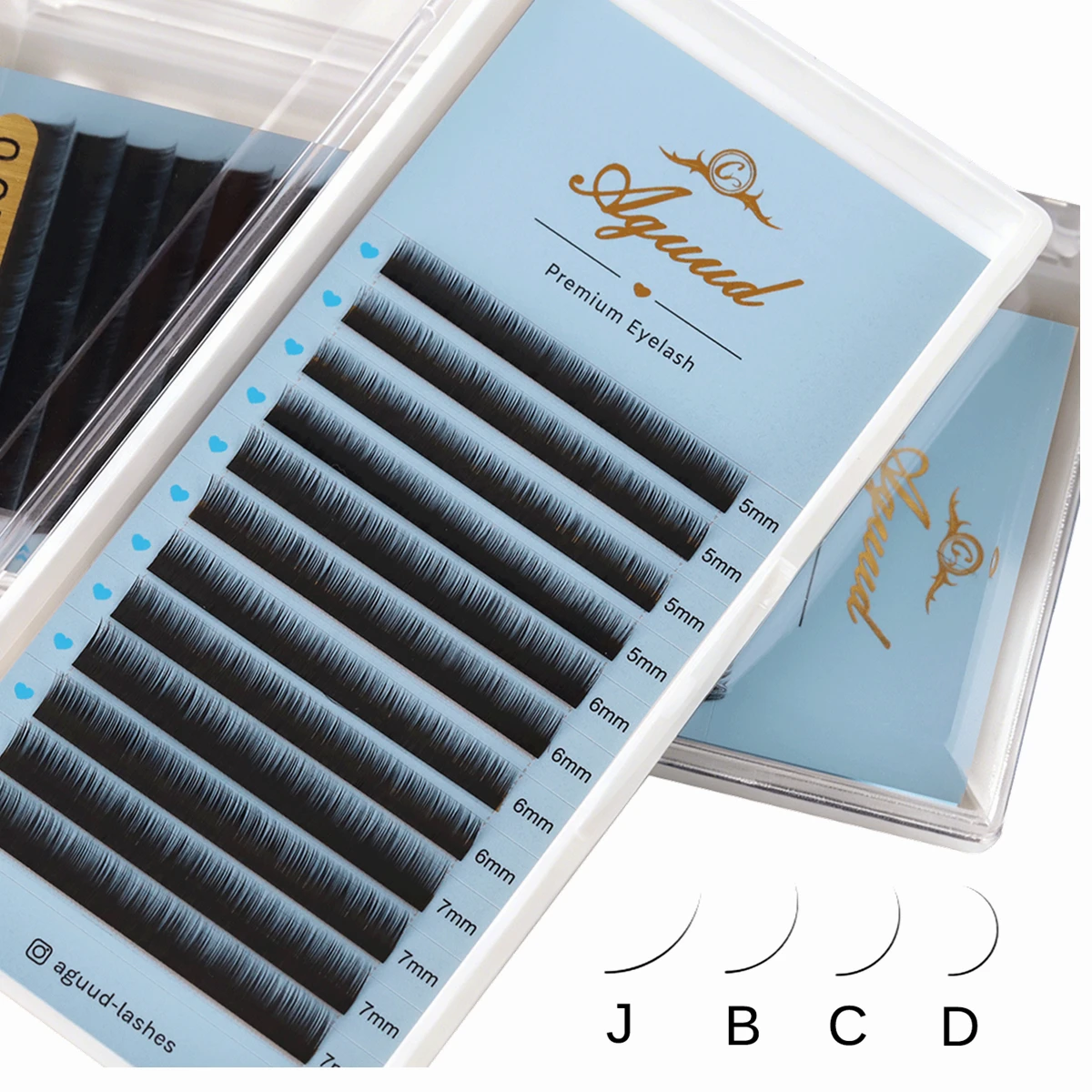 AGUUD Natural Soft Classic Individual Bottom Lash Extensions J B C CC Curl 0.03-0.10 5-20mm Mix Lower Eyelashes Faux Mink
AGUUD Natural Soft Classic Individual Bottom Lash Extensions J B C CC Curl 0.03-0.10 5-20mm Mix Lower Eyelashes Faux Mink
