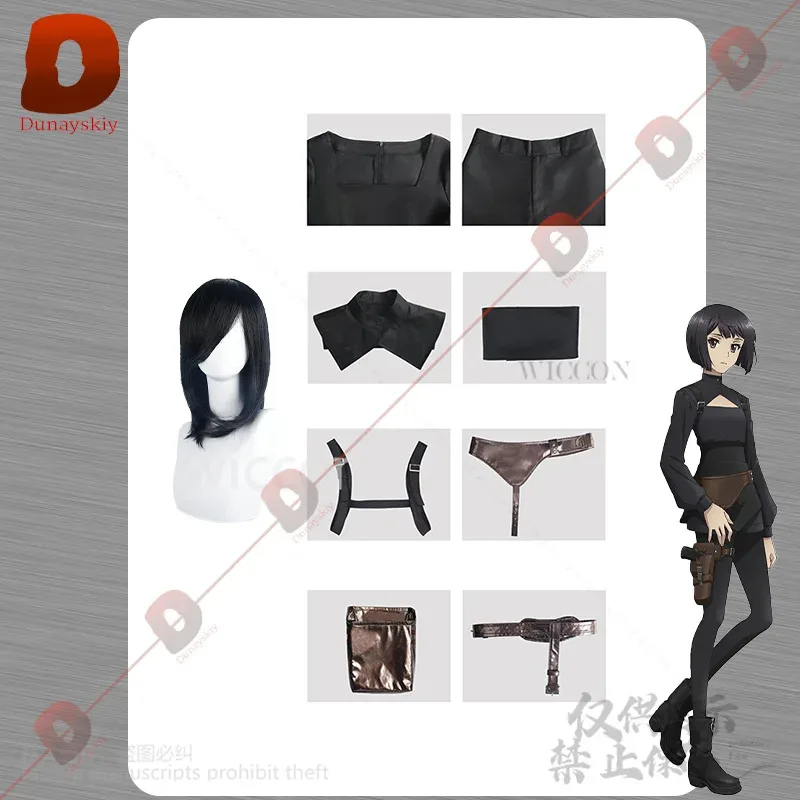 2025 New Anime YOUR FORMA Echika Hieda Cosplay Costume Black Battle Uniform Belt Wigs Jirai Kei Goth Lolita Halloween Costume
2025 New Anime YOUR FORMA Echika Hieda Cosplay Costume Black Battle Uniform Belt Wigs Jirai Kei Goth Lolita Halloween Costume