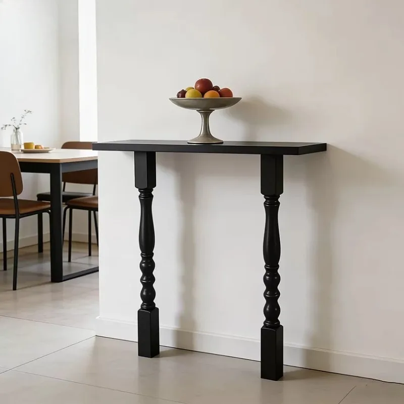 French Solid Wood Console Table Minimalist Long Sofa Table for Hallway Mid-Century Slim Table Against Wall Rustic Home Furniture
French Solid Wood Console Table Minimalist Long Sofa Table for Hallway Mid-Century Slim Table Against Wall Rustic Home Furniture