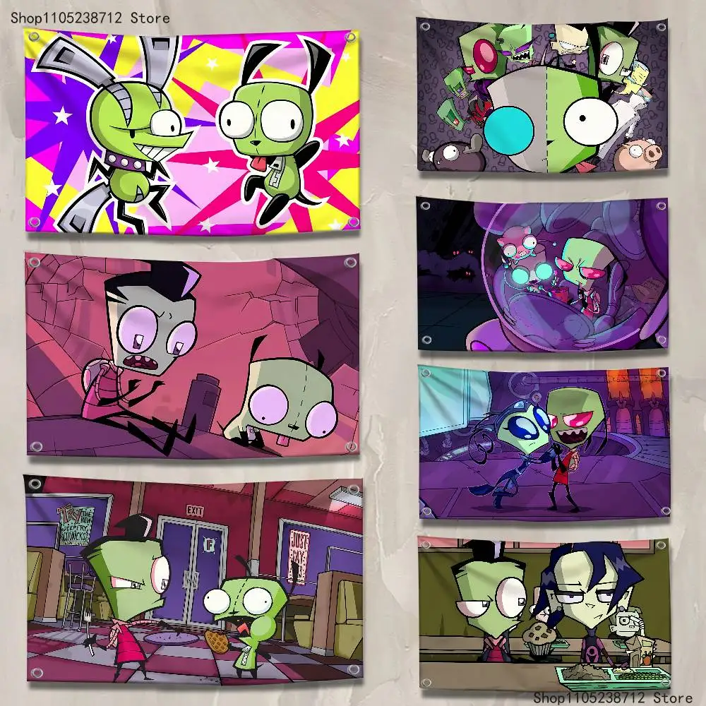 I-Invaders Anime Z-ZIM High-Quality Flag Tapestry Banner Bedroom Living Room Bar Party Wall Decor Outdoor Use
I-Invaders Anime Z-ZIM High-Quality Flag Tapestry Banner Bedroom Living Room Bar Party Wall Decor Outdoor Use