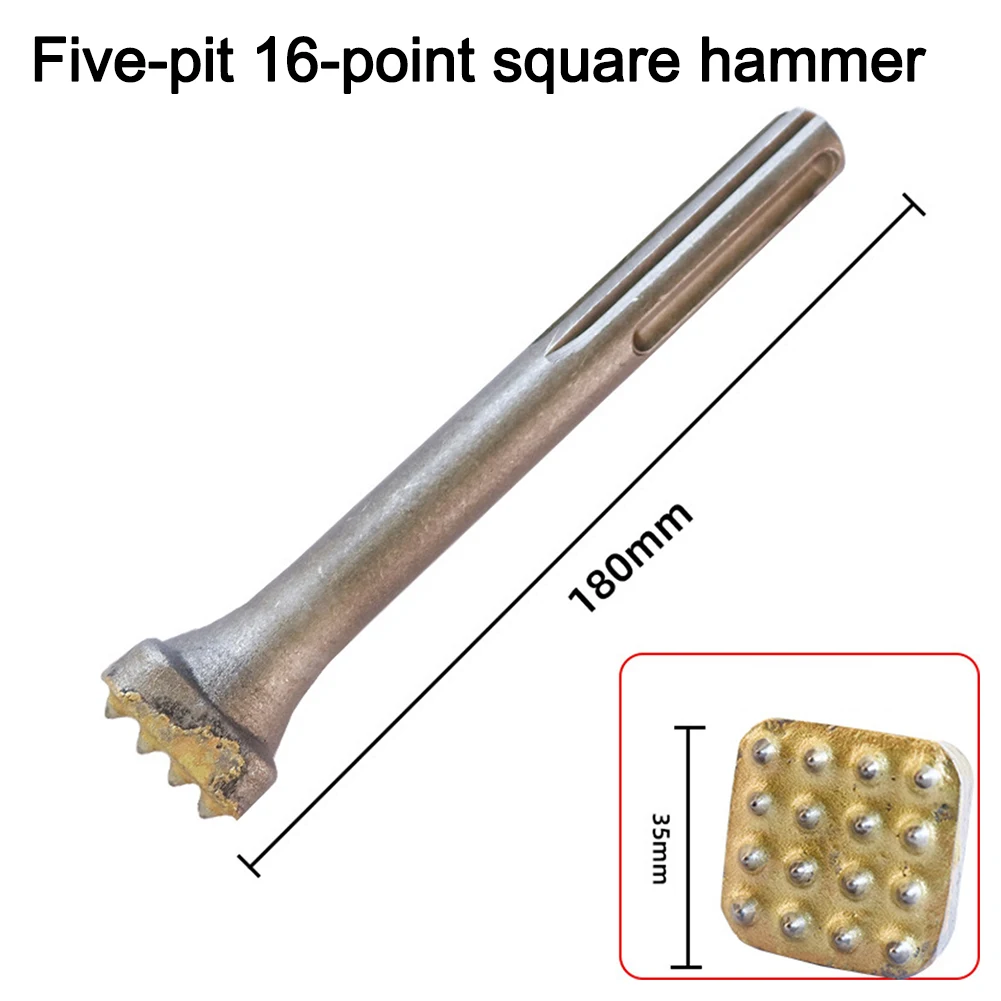 Five Pits Hex Handle Flower Hammer Chisel Round Square Head Electric Hammer Drill Bit Brick Wall Concrete Chisel Hammer
Five Pits Hex Handle Flower Hammer Chisel Round Square Head Electric Hammer Drill Bit Brick Wall Concrete Chisel Hammer