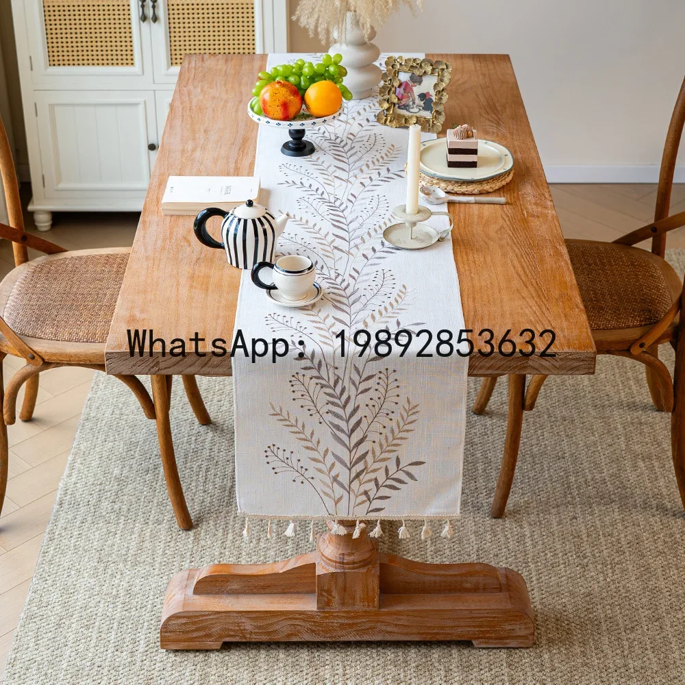 a-16 new plant & floral embroidered long fabric tassel coffee table mat
a-16 new plant & floral embroidered long fabric tassel coffee table mat