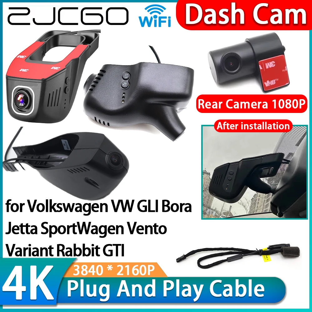for Volkswagen VW GLI Bora Jetta SportWagen Vento Variant Rabbit GTI 4K Wifi DVR Video Recorder Dash Cam Front Rear Camera
for Volkswagen VW GLI Bora Jetta SportWagen Vento Variant Rabbit GTI 4K Wifi DVR Video Recorder Dash Cam Front Rear Camera