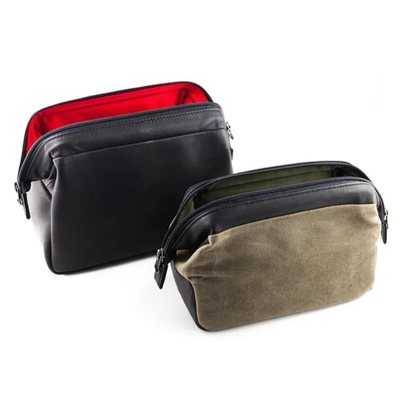Genuine Leather Cowhide/Waterproof Beeswax Cloth Camera Protector Bag Case Pouch for Sony Fuji Leica Mirrorless Camera A7 X-T2
Genuine Leather Cowhide/Waterproof Beeswax Cloth Camera Protector Bag Case Pouch for Sony Fuji Leica Mirrorless Camera A7 X-T2