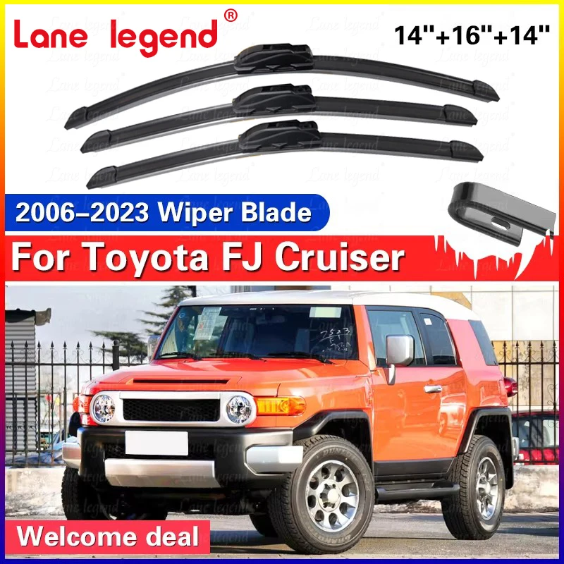 2pcs For Toyota FJ Cruiser 2006-2023 Front Windshield Wiper Blades 2007 2008 2010 2011 2015 2017 Windscreen Window Accessories
2pcs For Toyota FJ Cruiser 2006-2023 Front Windshield Wiper Blades 2007 2008 2010 2011 2015 2017 Windscreen Window Accessories