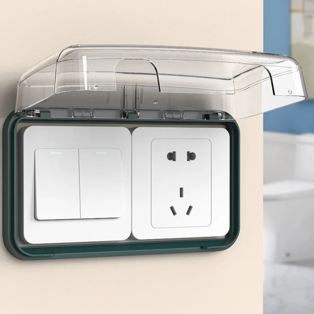 86 Type Switch Protective Cover Self-Adhesive Waterproof Electric Plug Cover Splash-Proof Power Outlet Socket Protector for Home
86 Type Switch Protective Cover Self-Adhesive Waterproof Electric Plug Cover Splash-Proof Power Outlet Socket Protector for Home