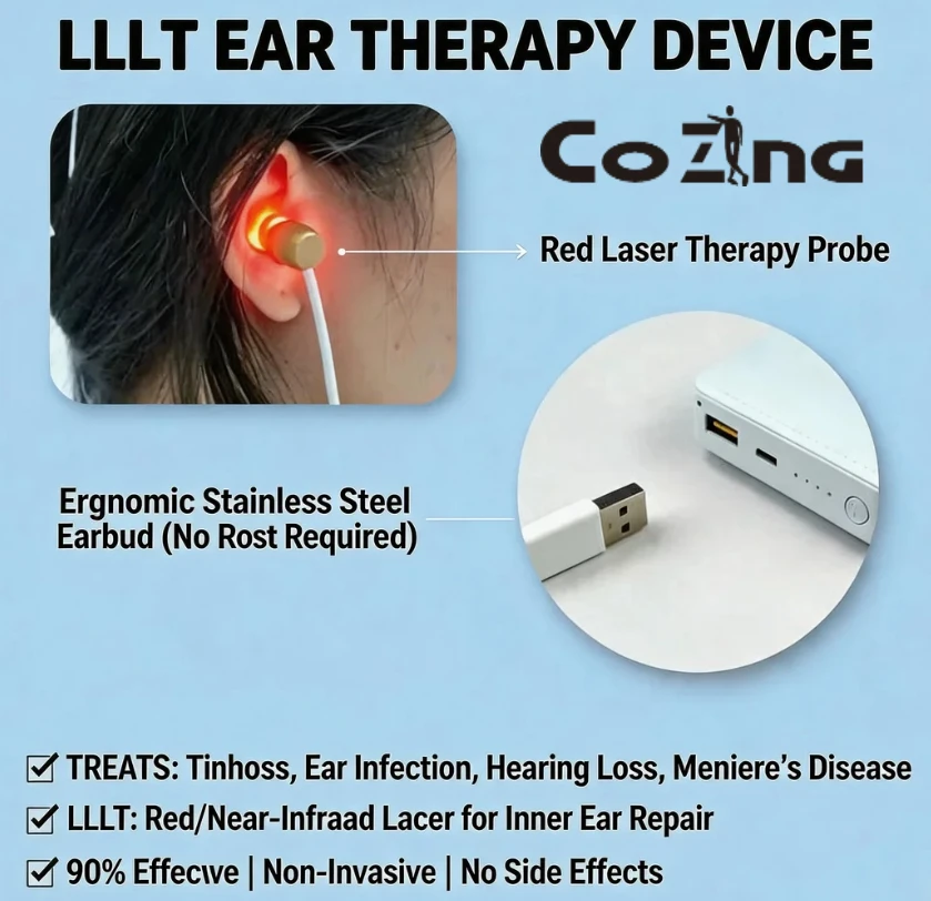Portable Low-Level Tinnitus Laser Instrument | Soothes Inner Ear Noise & Improves Overnight Sleep Quality
Portable Low-Level Tinnitus Laser Instrument | Soothes Inner Ear Noise & Improves Overnight Sleep Quality