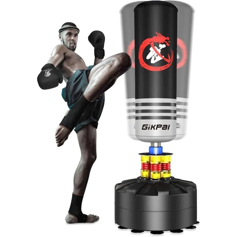 GIKPAL Freestanding Punching Bag with Boxing Gloves, Heavy Boxing Bag with Stand for Adult Kids, Kickboxing Bag
GIKPAL Freestanding Punching Bag with Boxing Gloves, Heavy Boxing Bag with Stand for Adult Kids, Kickboxing Bag