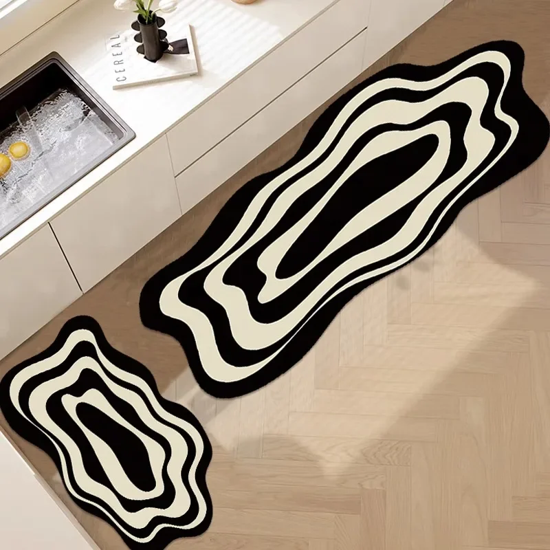 Kitchen Floor Mat Irregular Shape Carpet Anti-slip Oil-proof Rug Pvc Leather Waterproof Foot Mats Creative Home Decoration Rugs
Kitchen Floor Mat Irregular Shape Carpet Anti-slip Oil-proof Rug Pvc Leather Waterproof Foot Mats Creative Home Decoration Rugs