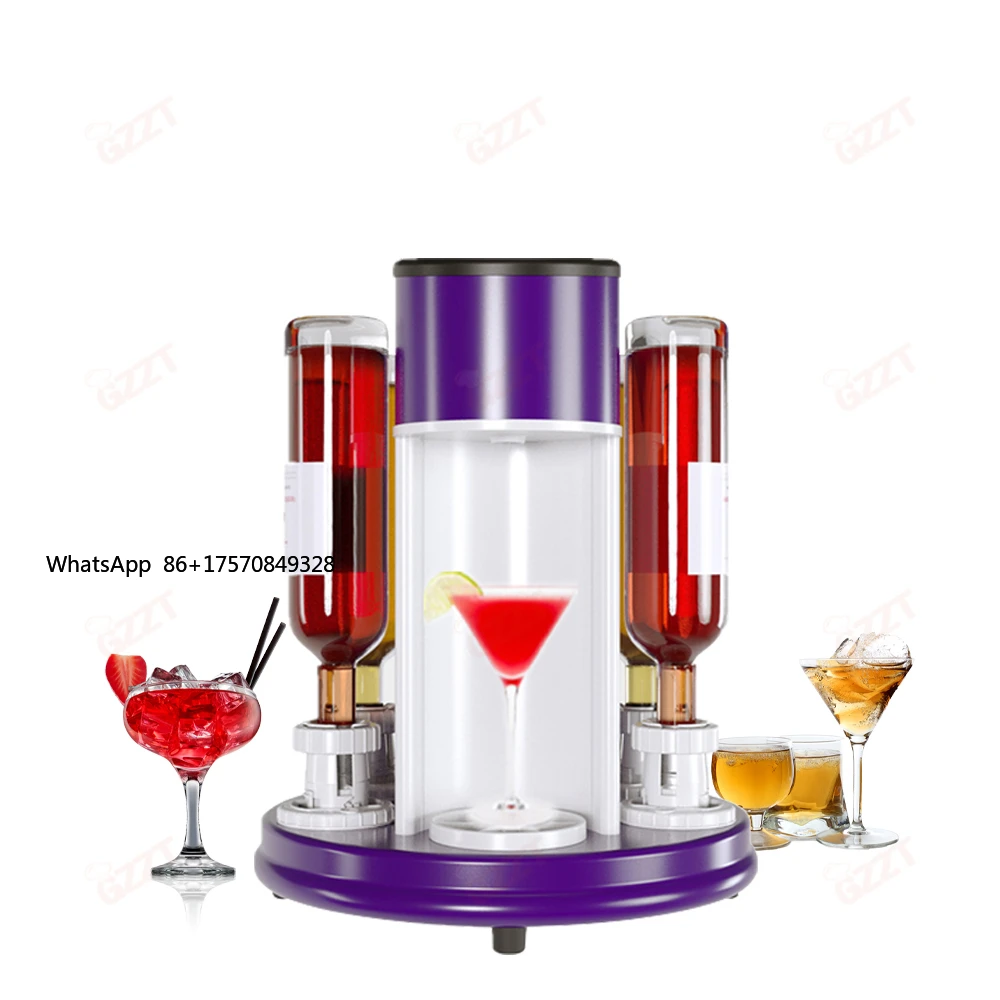 Intelligent Voice Control Bartending Home Office Table Cocktail Vending Machine 5 Bottles Liquor Drinks Cocktail Dispenser
Intelligent Voice Control Bartending Home Office Table Cocktail Vending Machine 5 Bottles Liquor Drinks Cocktail Dispenser