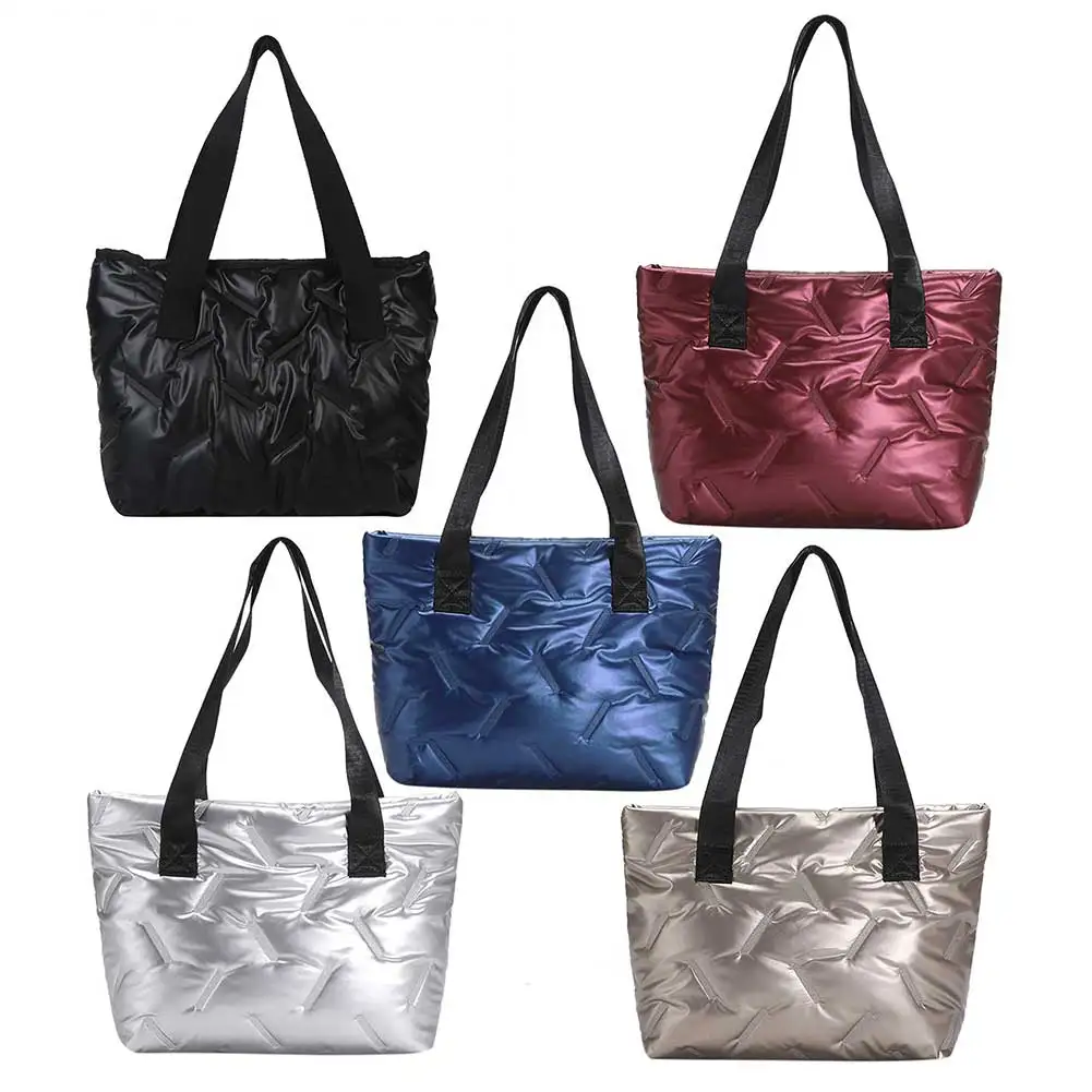 Women Tote Handbag Large Capacity Simple Handbag Solid Color Soft Lightweight Shiny for Female Outdoor Shopping
Women Tote Handbag Large Capacity Simple Handbag Solid Color Soft Lightweight Shiny for Female Outdoor Shopping