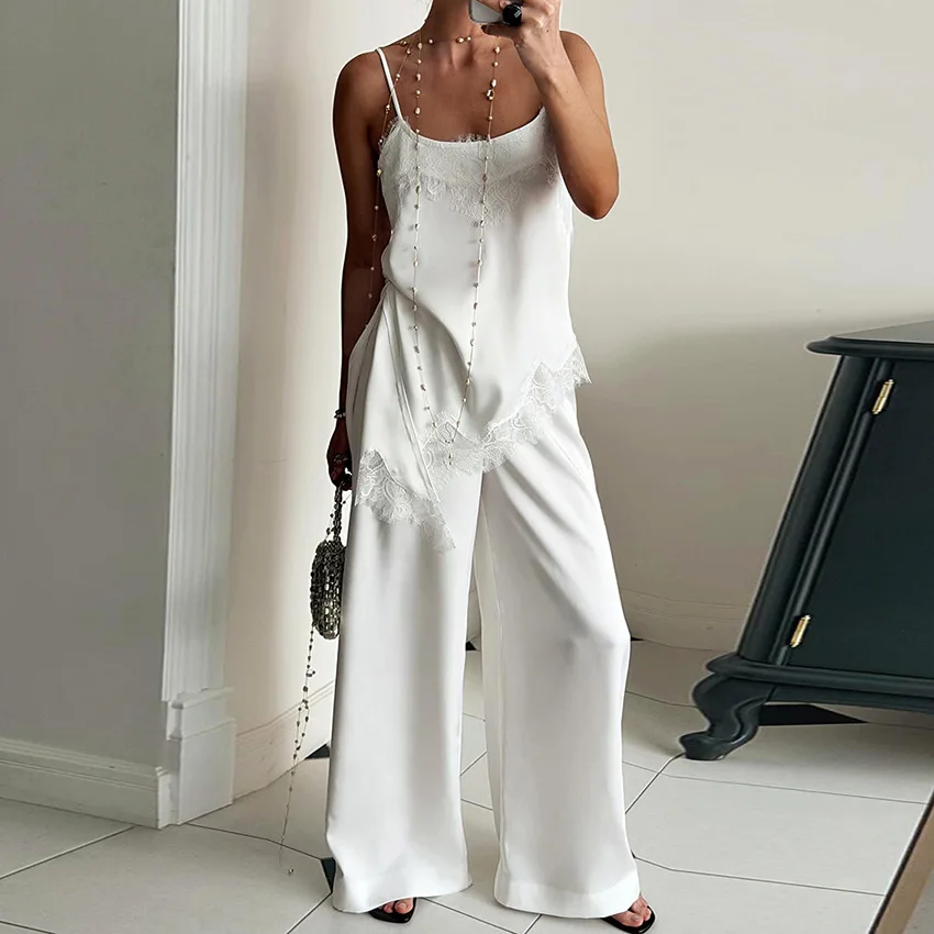 2026 Spring Summer New Women European Fashion Casual Two Piece Set Elegant Office Work Versatile Tank Top Straight Leg Pants Hot
2026 Spring Summer New Women European Fashion Casual Two Piece Set Elegant Office Work Versatile Tank Top Straight Leg Pants Hot